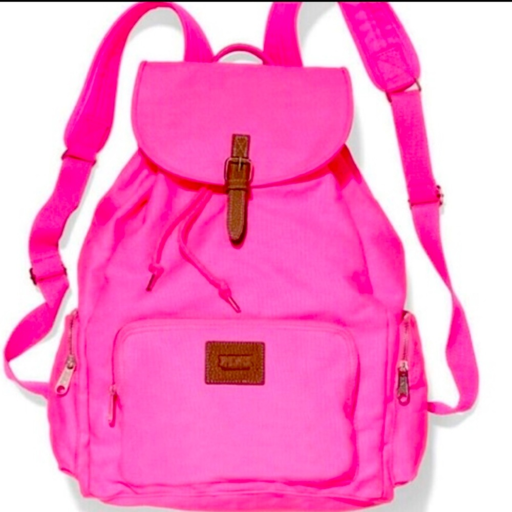 VS pink hot pink backpack